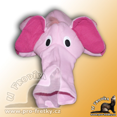 Pelíšek - prolézačka - růžový slon