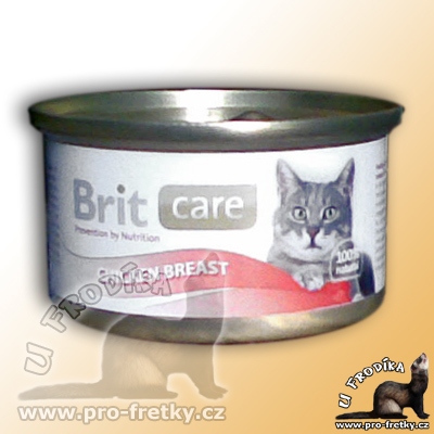 konzerva Brit Care pro kočky z kuřecích prs